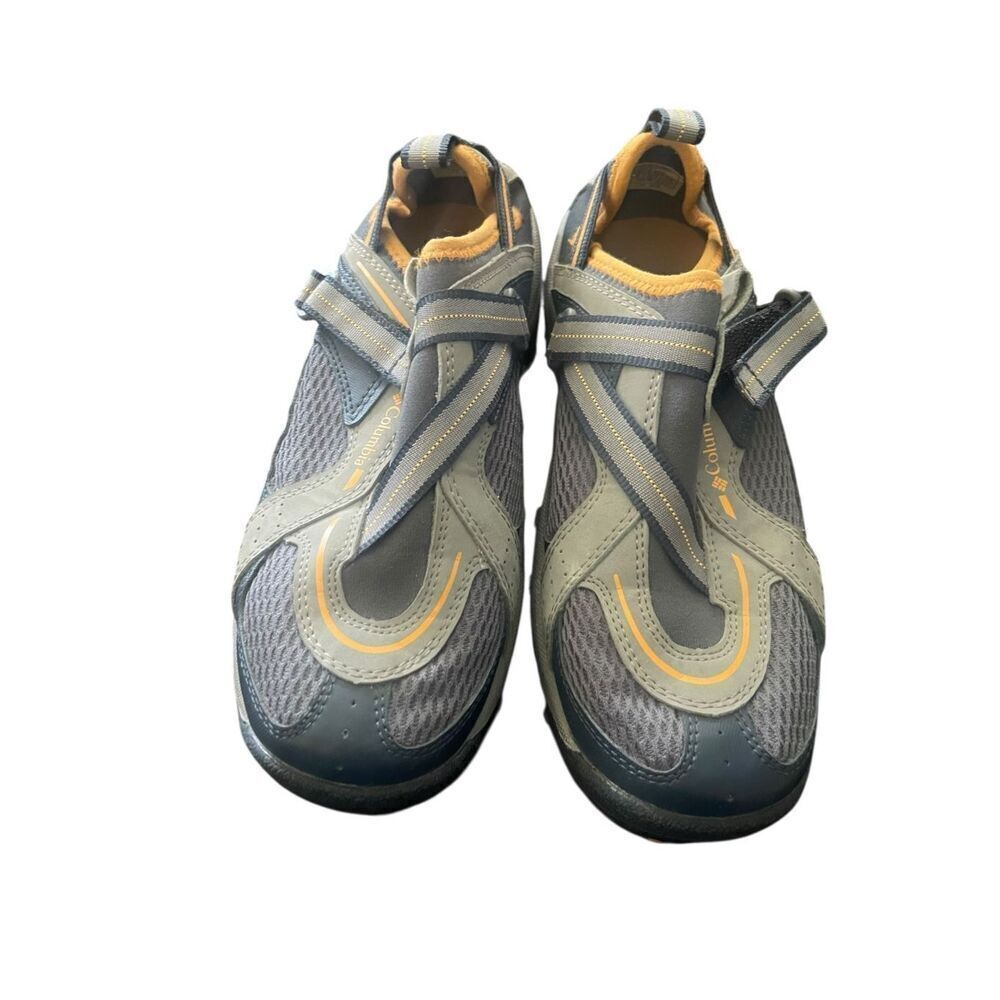 Columbia Kids Gray Waterproof Manta Ray Sport Omni Grip Sneaker Shoes Size 3.5